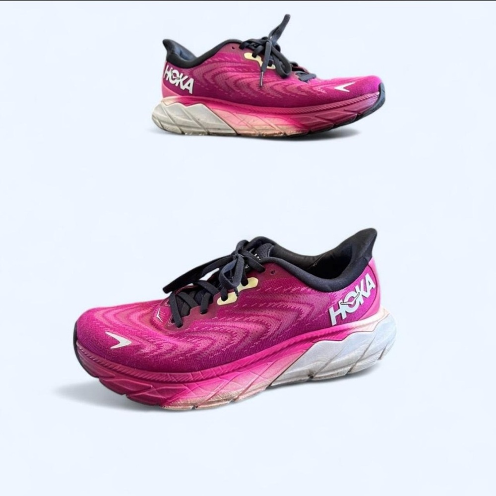 Hoka One One pink trainers women’s size 8.5 - Picture 2 of 7